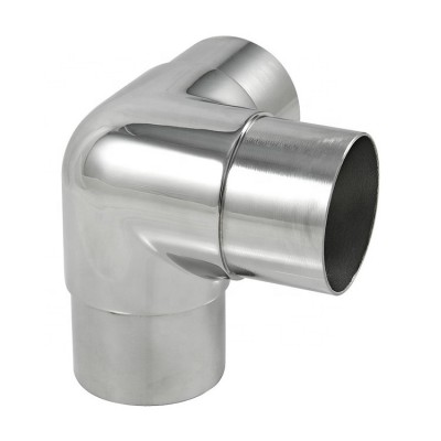 Stainless steel tube connector Handrail tube connector stainless steel pipe fittings Balcony elbow