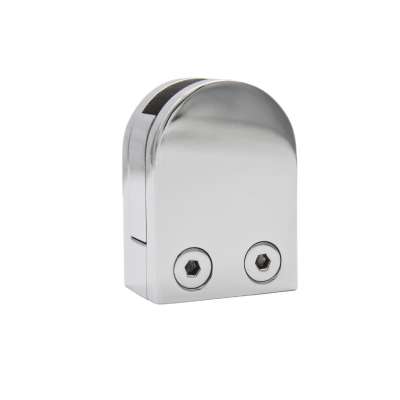 A1006 square glass clamp stainless steel